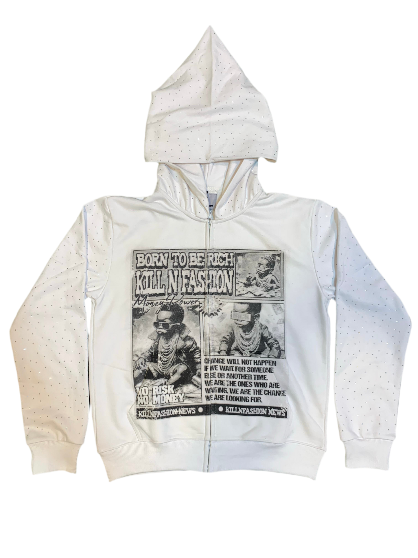 Born To Be Rich KNF Jacket Extended Hood