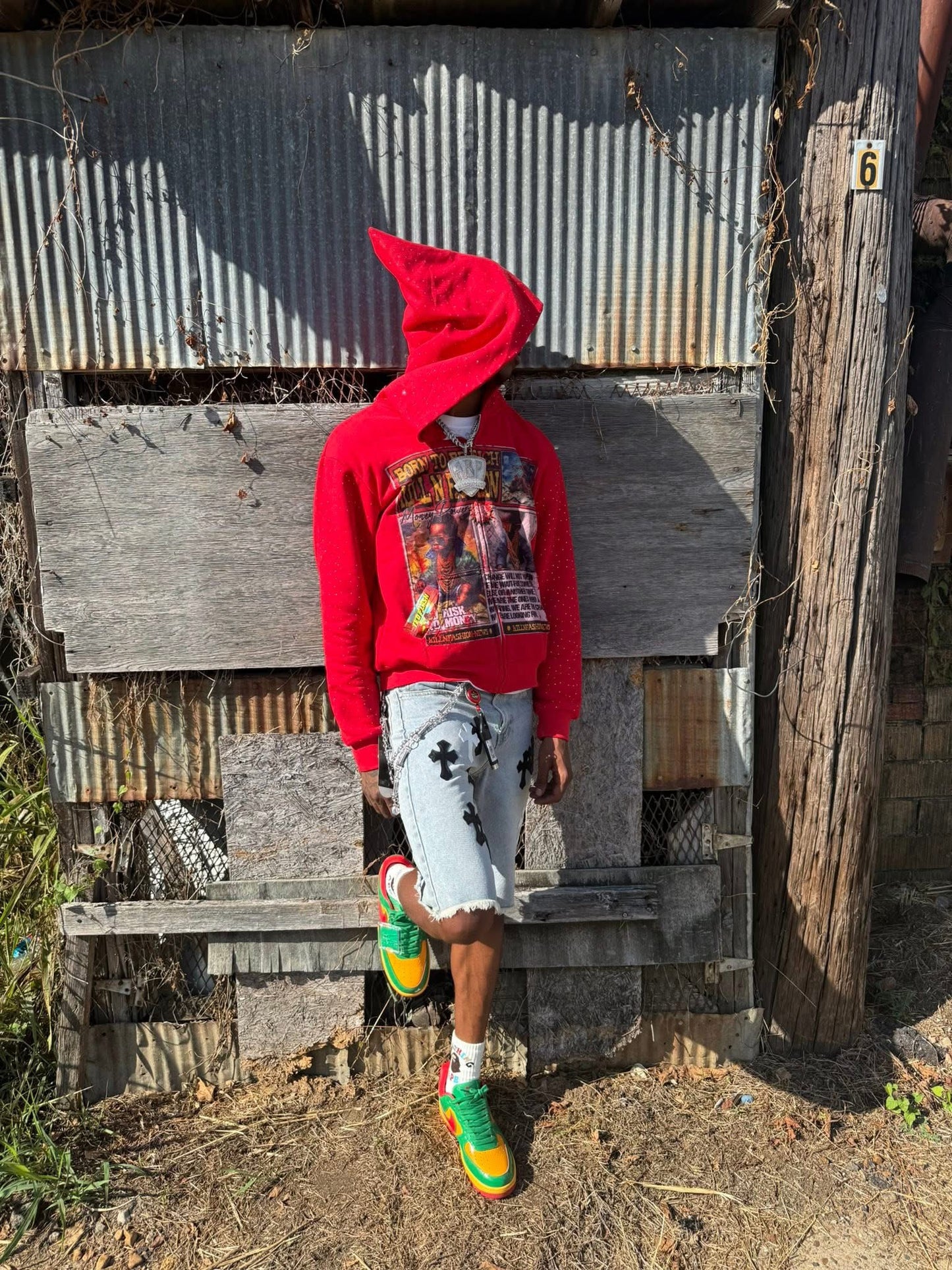 Born To Be Rich KNF Jacket Extended Hood