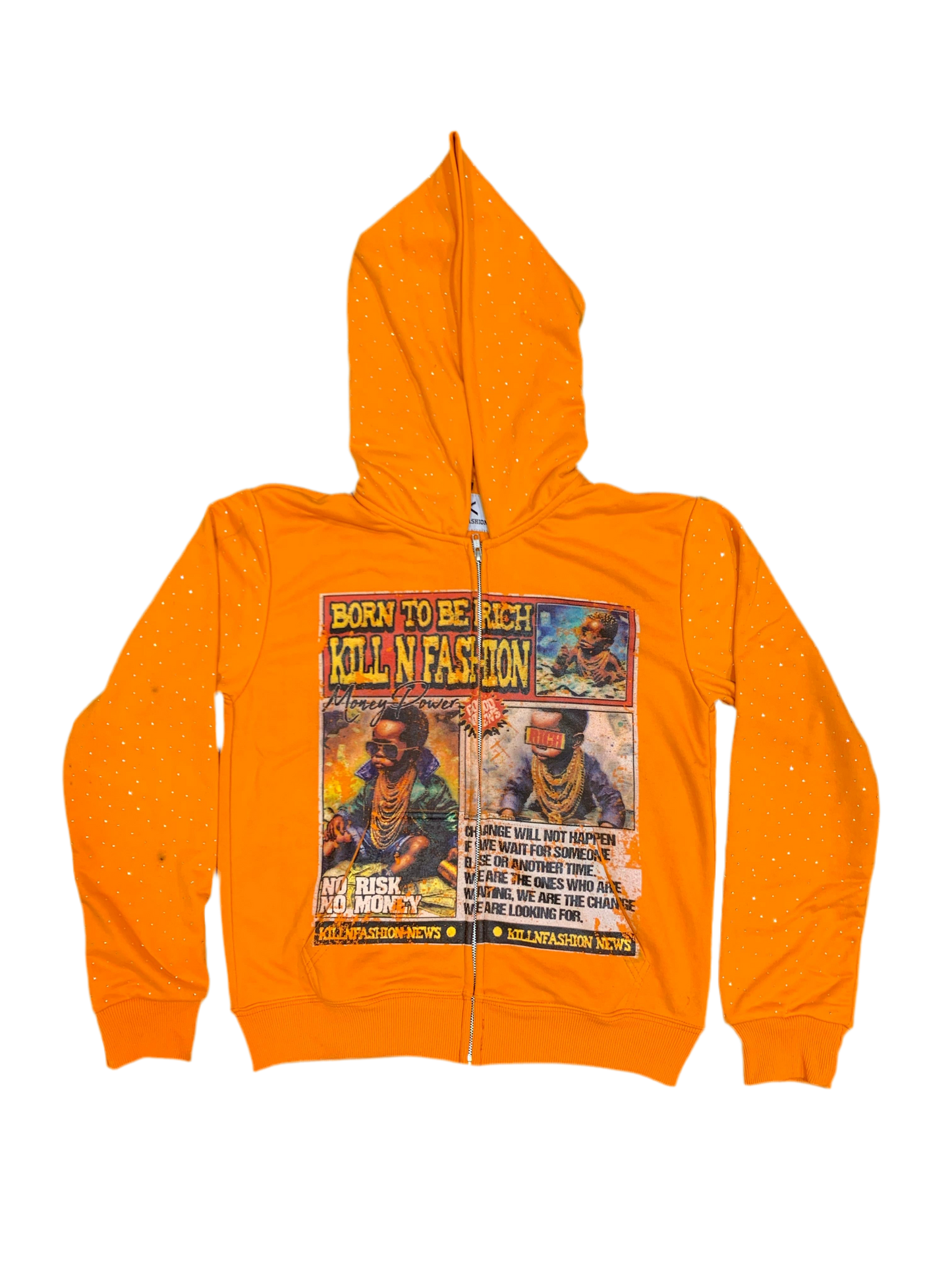 Born To Be Rich KNF Jacket Extended Hood