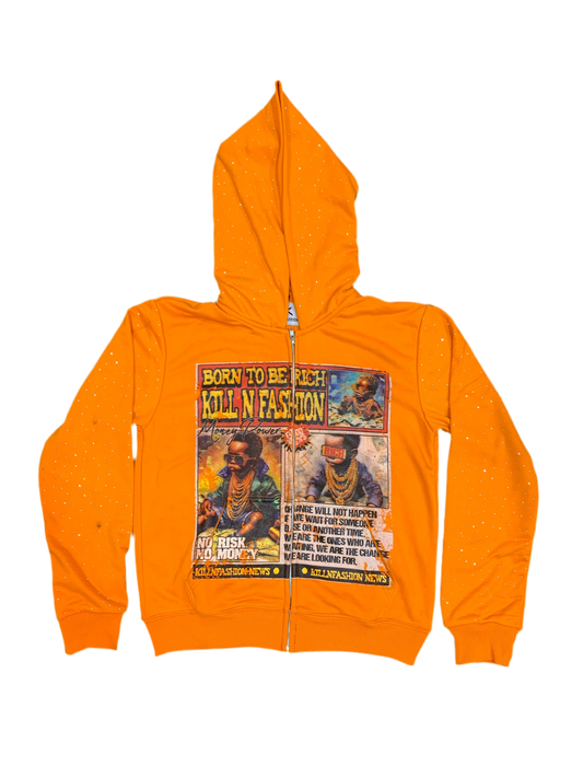 Born To Be Rich KNF Jacket Extended Hood