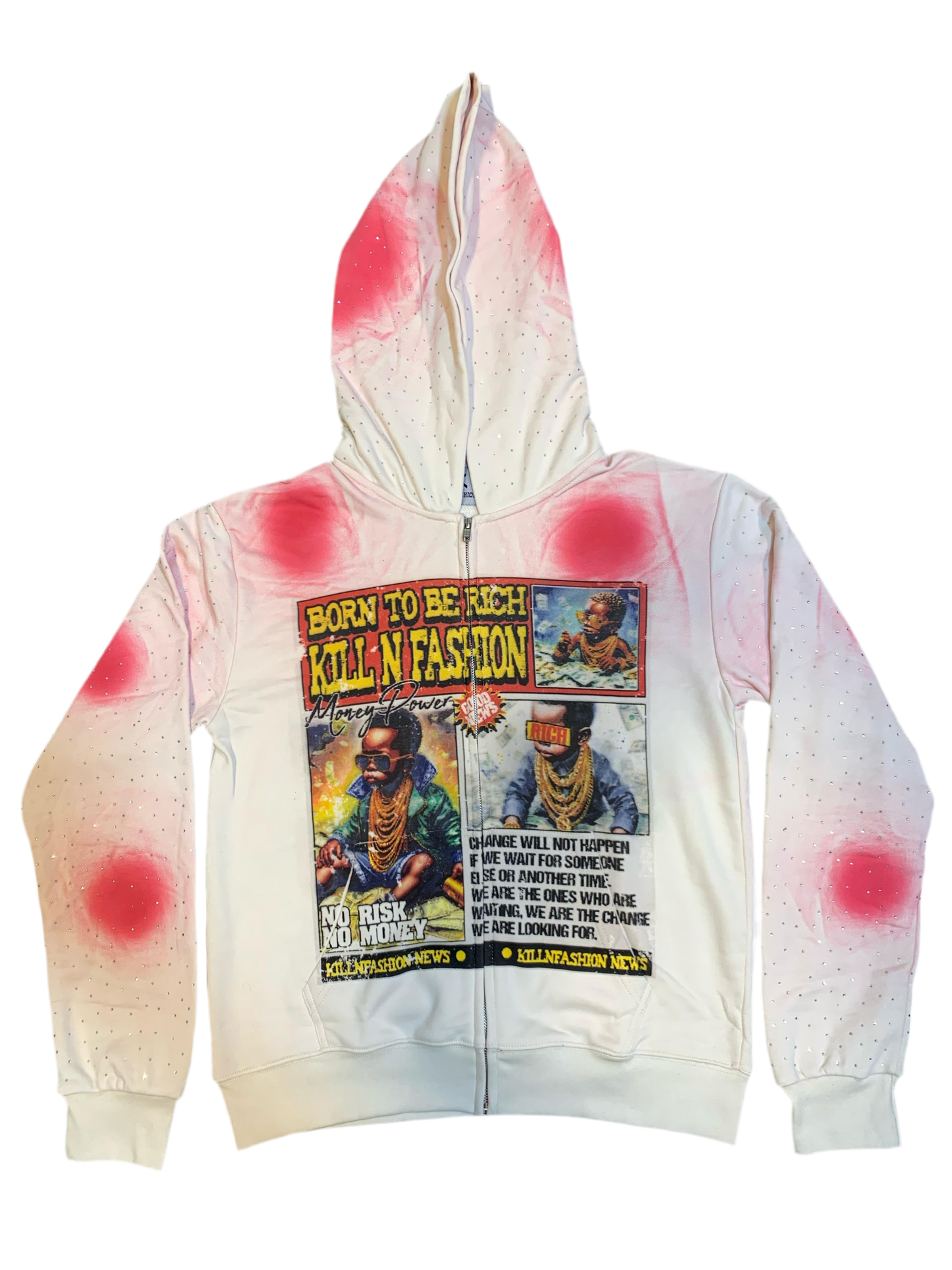 Born To Be Rich KNF Jacket Extended Hood