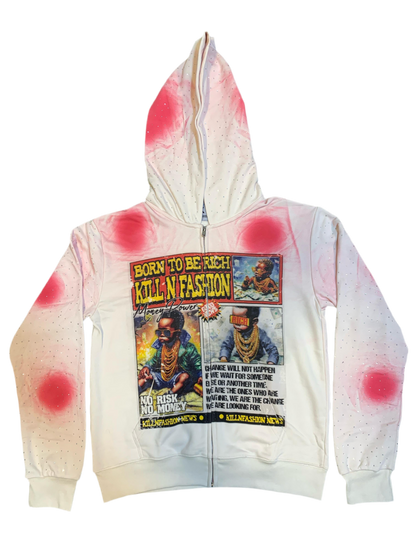 Born To Be Rich KNF Jacket Extended Hood