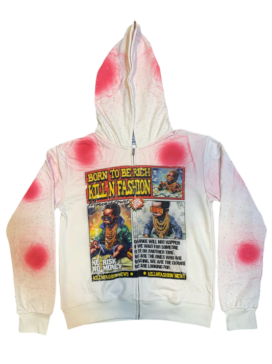 Born To Be Rich KNF Jacket Extended Hood