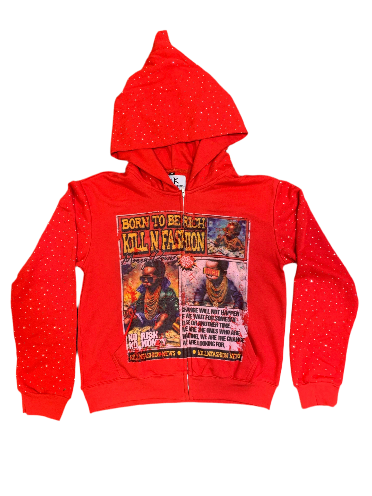 Born To Be Rich KNF Jacket Extended Hood